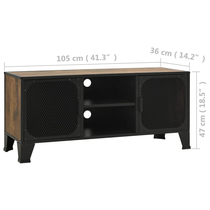 Dulap Tv ,Maro,105X36X47 Cm,Metal Și Mdf