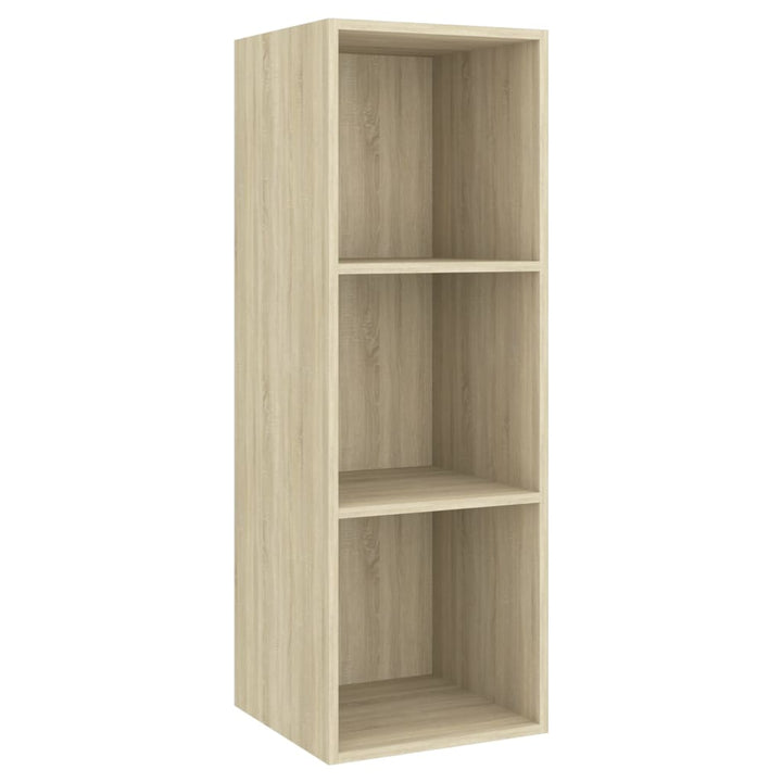 Set De Dulapuri Tv, 3 Piese, , Lemn Prelucrat