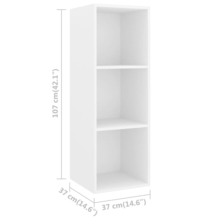 Set De Dulapuri Tv, 2 Piese, , Lemn Prelucrat
