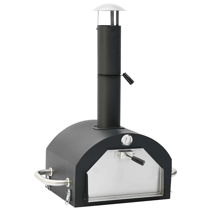 Cuptor De Pizza Și Grătar 3-În-1 De Exterior, Negru
