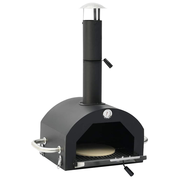 Cuptor De Pizza Și Grătar 3-În-1 De Exterior, Negru