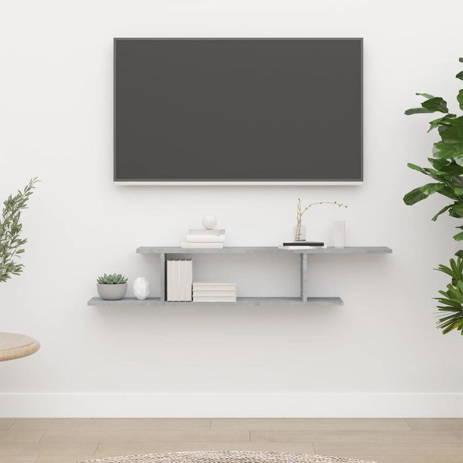 Raft Tv Cu Montaj Pe Perete, , 125X18X23 Cm, Pal