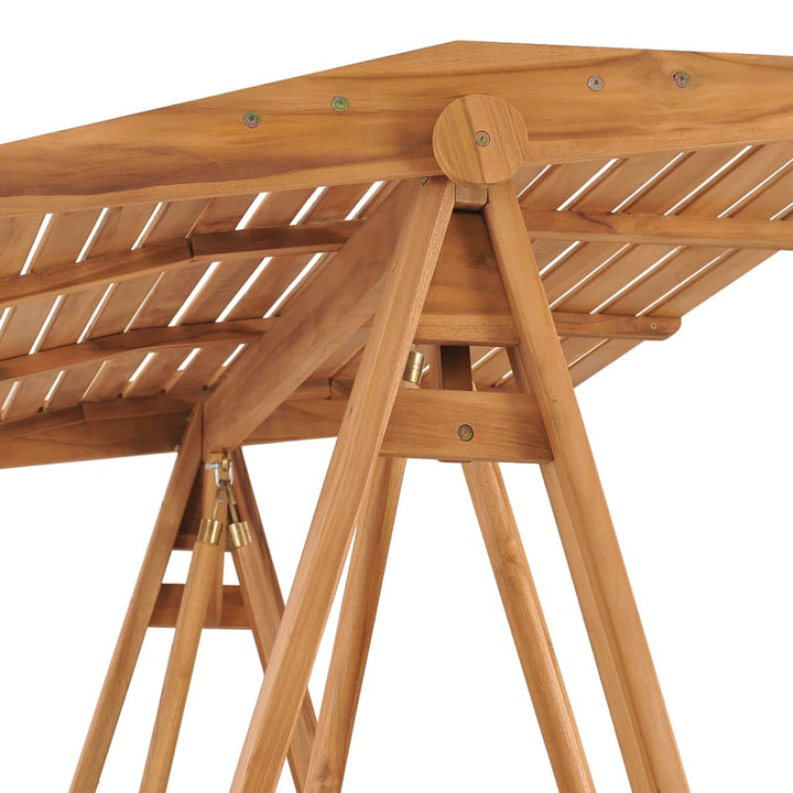 Bancă Balansoar, 174 Cm, Lemn Masiv De Tec
