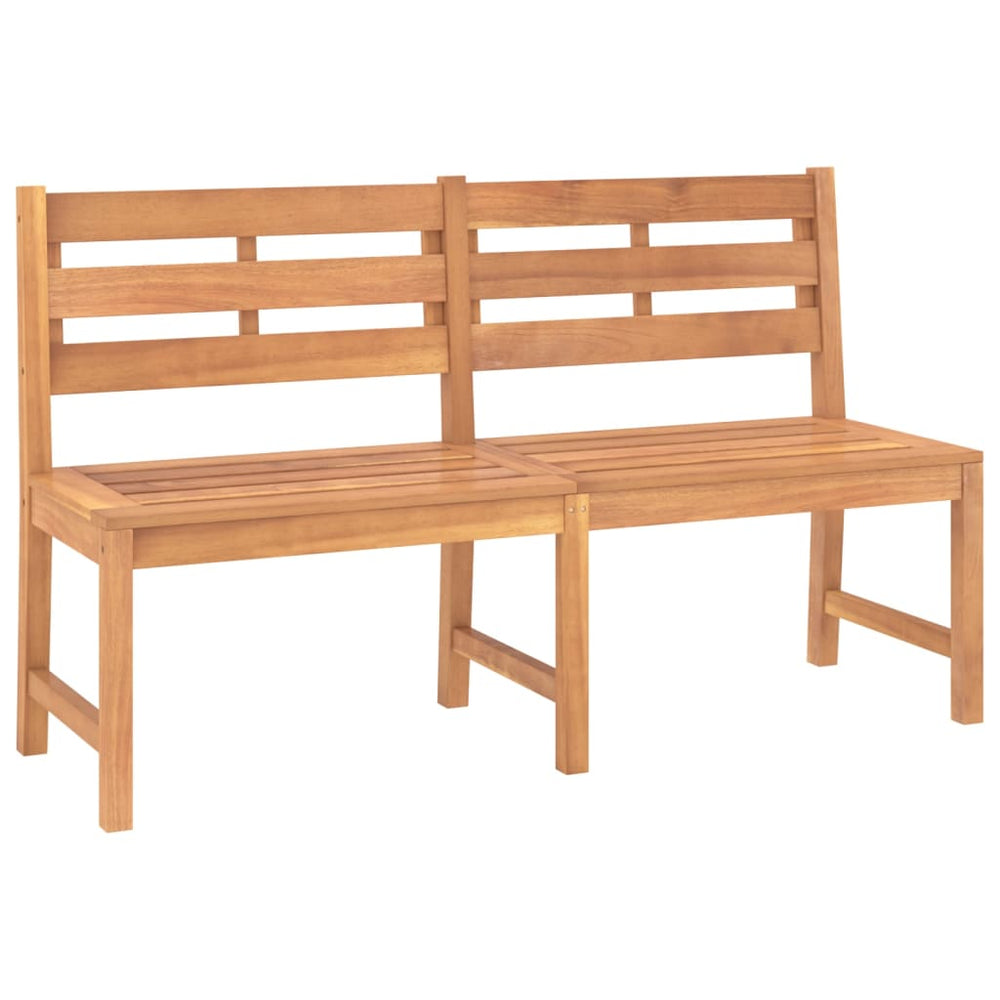 Bancă De Grădină, 150 Cm, Lemn Masiv De Tec