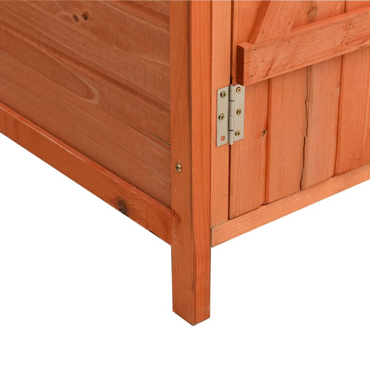 Magazie Grădină Pentru Unelte, 136X75X160 Cm, Lemn Masiv Brad
