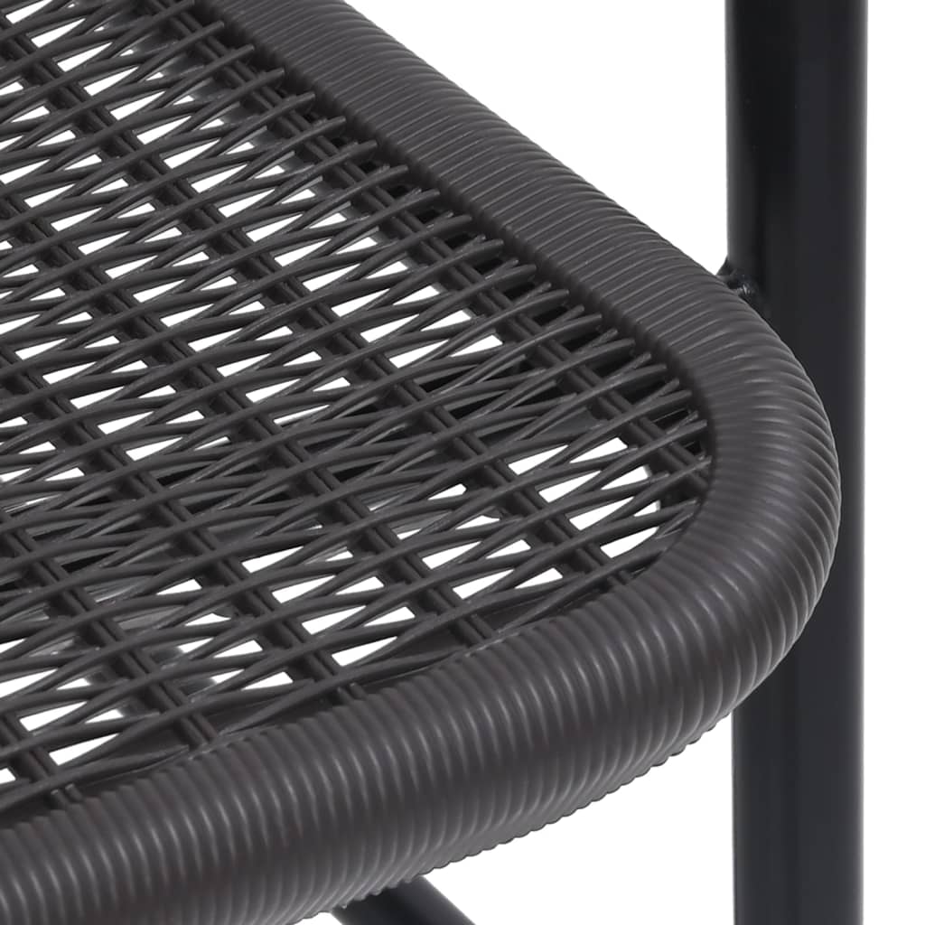 Set Mobilier De Grădină, 5 Piese, Negru