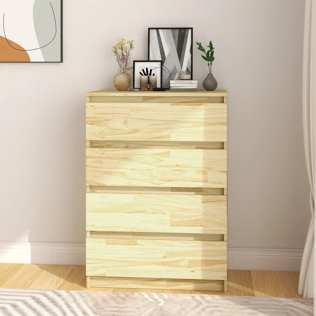 Dulap Lateral, 60X36X84 Cm, Lemn Masiv De Pin