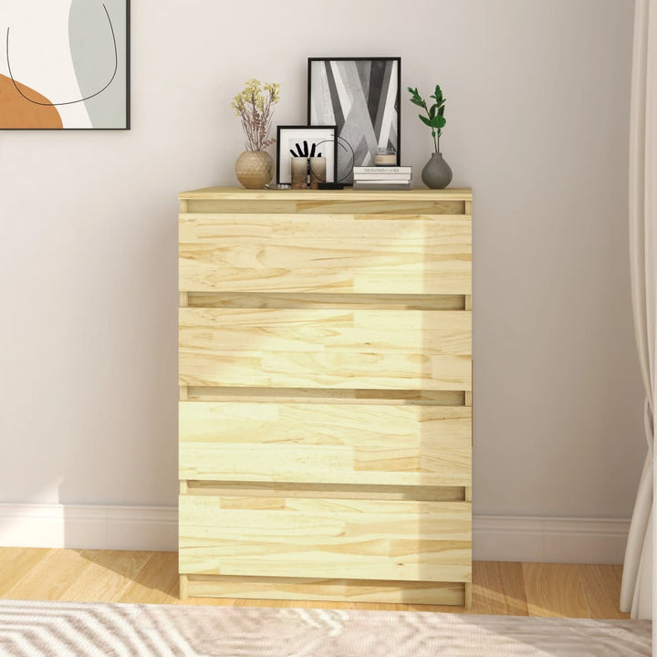 Dulap Lateral, 60X36X84 Cm, Lemn Masiv De Pin