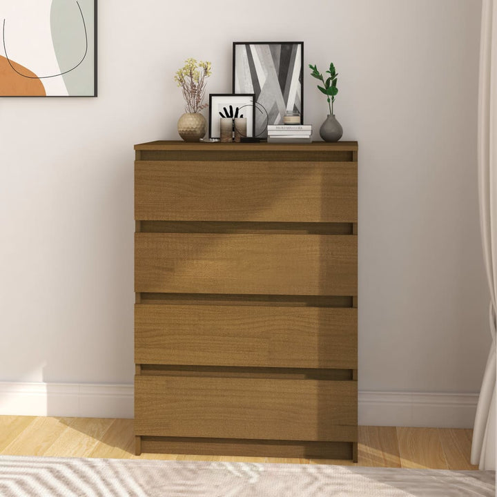 Dulap Lateral, 60X36X84 Cm, Lemn Masiv De Pin