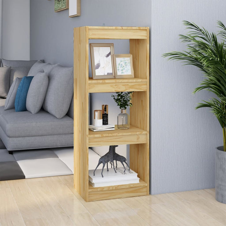 Bibliotecă/Separator Cameră 40X30X103,5 Cm Lemn Pin
