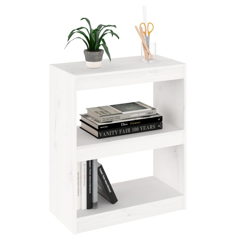Bibliotecă/Separator Cameră,,60X30X71,5 Cm,Lemn Masiv De Pin