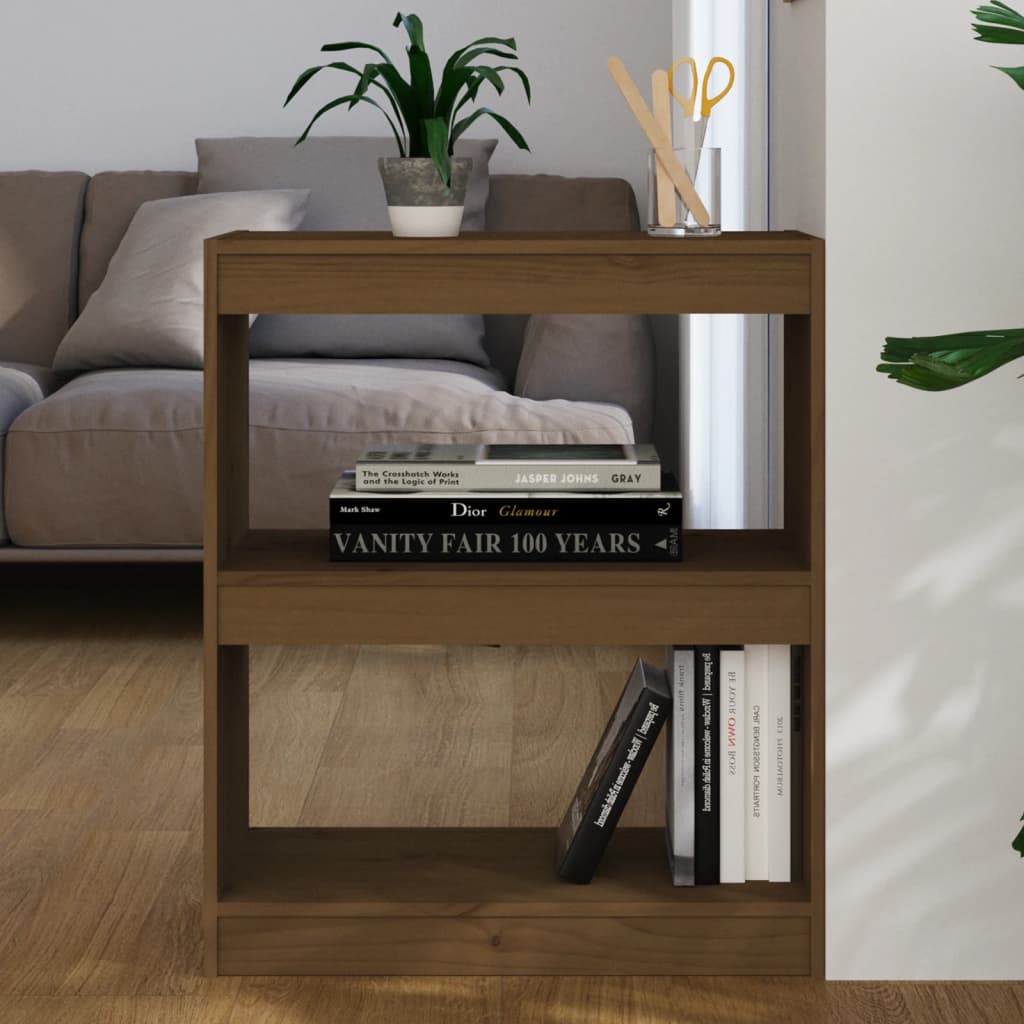 Bibliotecă/Separator Cameră,,60X30X71,5 Cm,Lemn Masiv De Pin