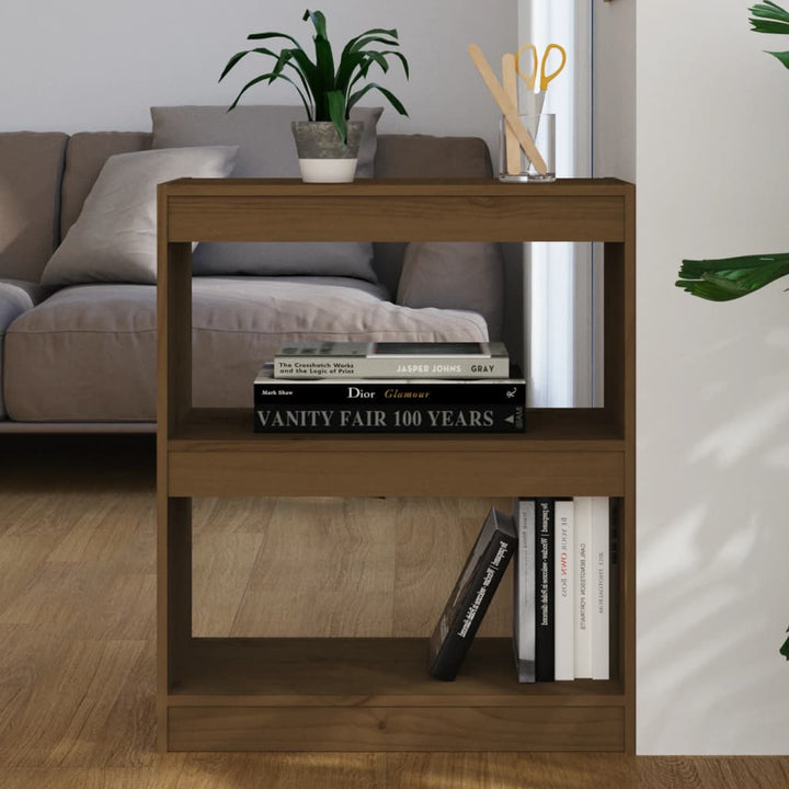 Bibliotecă/Separator Cameră,,60X30X71,5 Cm,Lemn Masiv De Pin