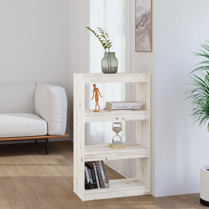 Bibliotecă/Separator Cameră,,60X30X71,5 Cm,Lemn Masiv De Pin