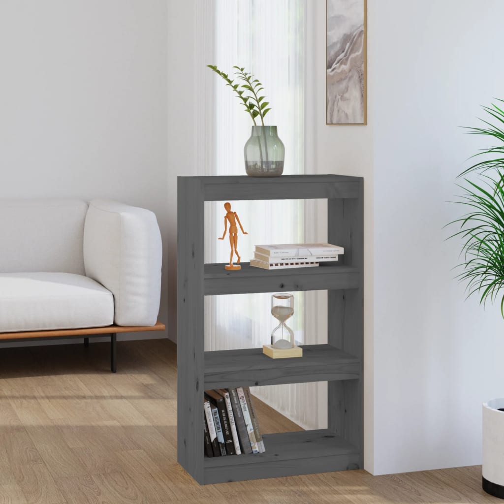 Bibliotecă/Separator Cameră,,60X30X71,5 Cm,Lemn Masiv De Pin