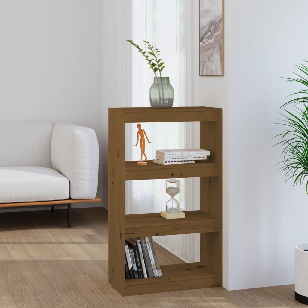 Bibliotecă/Separator Cameră,,60X30X71,5 Cm,Lemn Masiv De Pin