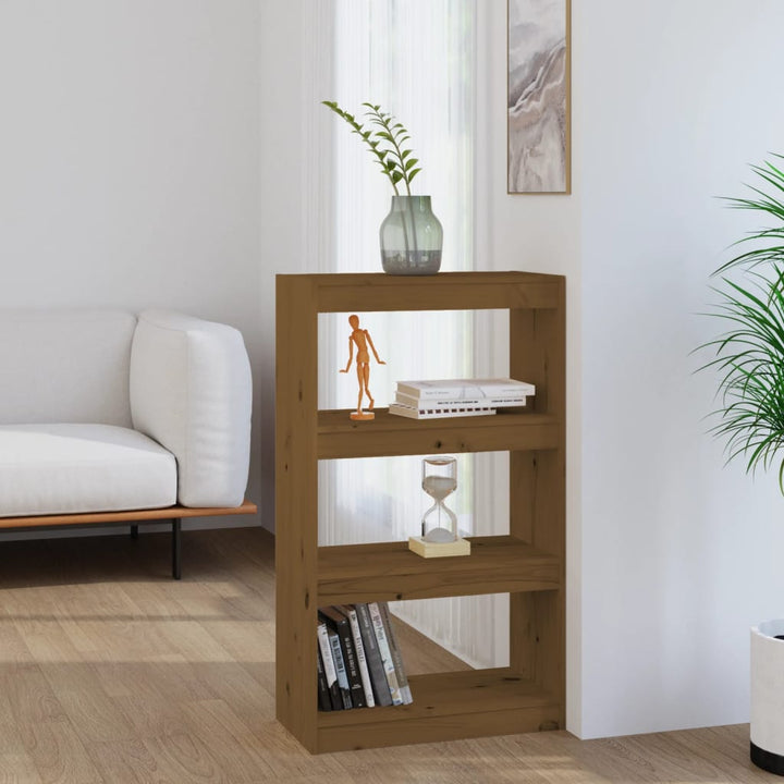 Bibliotecă/Separator Cameră,,60X30X71,5 Cm,Lemn Masiv De Pin