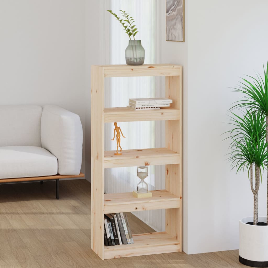 Bibliotecă/Separator Cameră,,60X30X71,5 Cm,Lemn Masiv De Pin