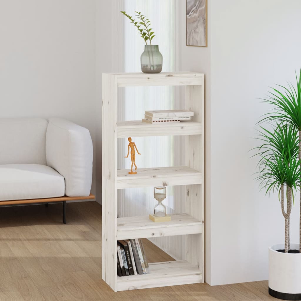 Bibliotecă/Separator Cameră,,60X30X71,5 Cm,Lemn Masiv De Pin