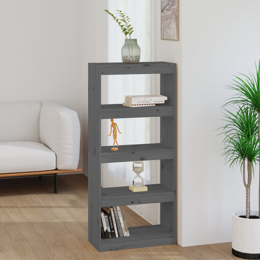 Bibliotecă/Separator Cameră,,60X30X71,5 Cm,Lemn Masiv De Pin