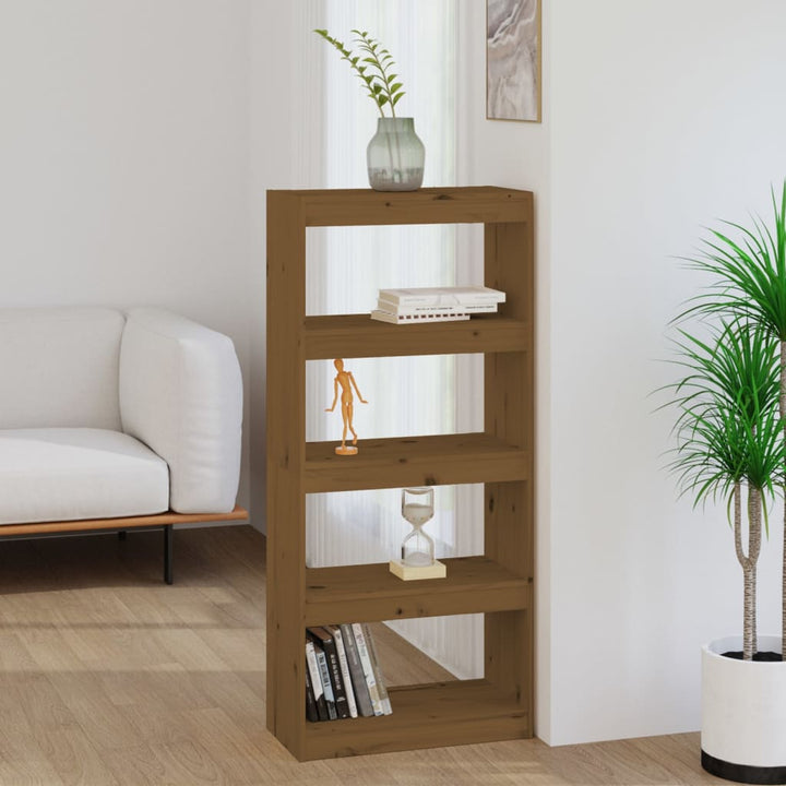 Bibliotecă/Separator Cameră,,60X30X71,5 Cm,Lemn Masiv De Pin