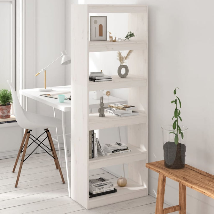 Bibliotecă/Separator Cameră,,60X30X71,5 Cm,Lemn Masiv De Pin