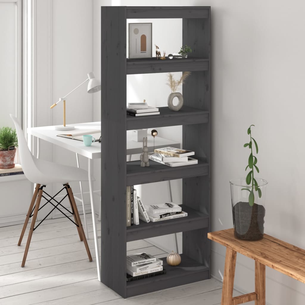 Bibliotecă/Separator Cameră,,60X30X71,5 Cm,Lemn Masiv De Pin