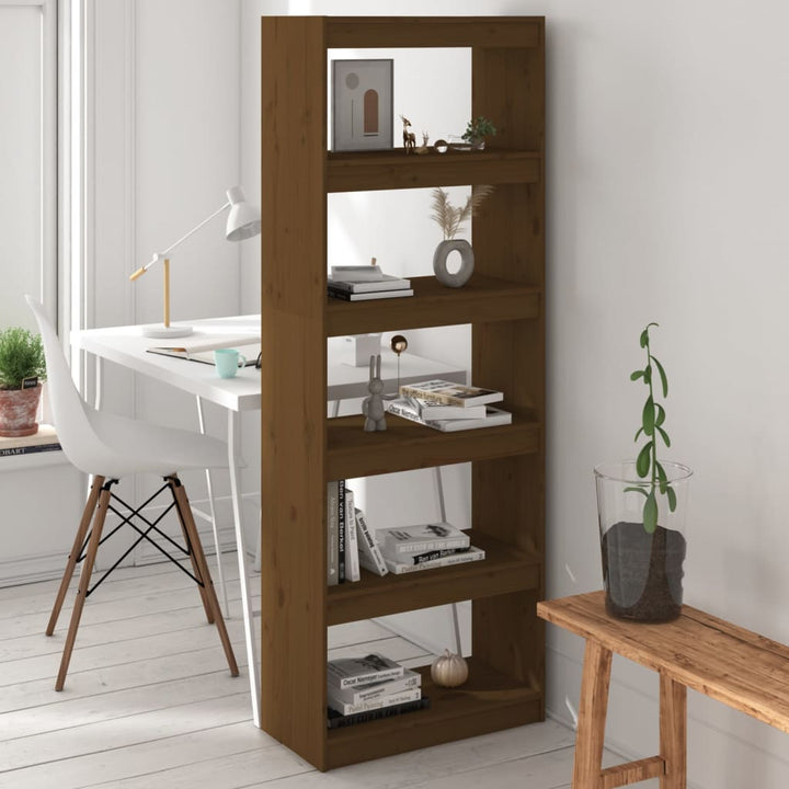 Bibliotecă/Separator Cameră,,60X30X71,5 Cm,Lemn Masiv De Pin