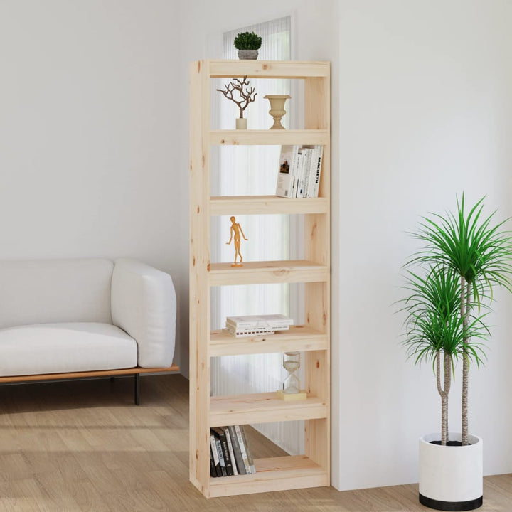Bibliotecă/Separator Cameră,,60X30X71,5 Cm,Lemn Masiv De Pin