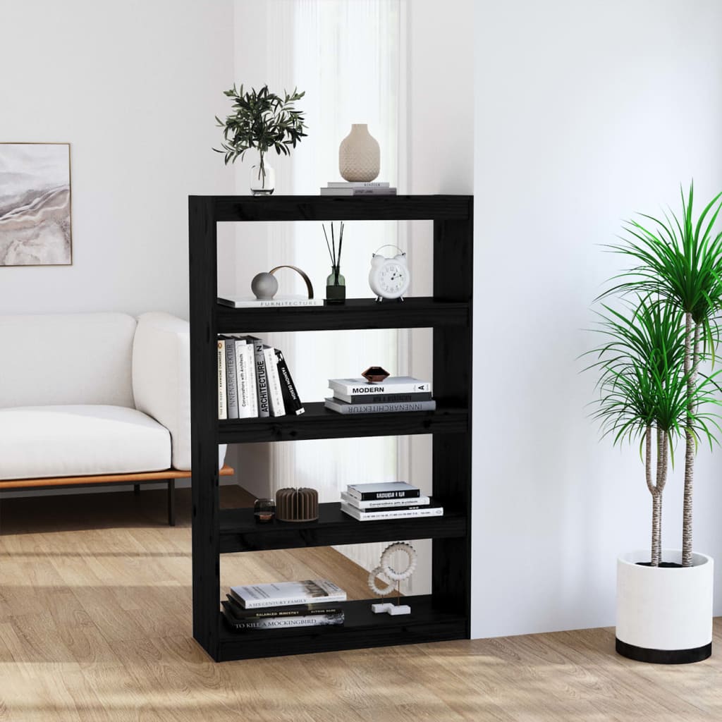 Bibliotecă/Separator Cameră, 80X30X71,5 Cm, Lemn Masiv De Pin