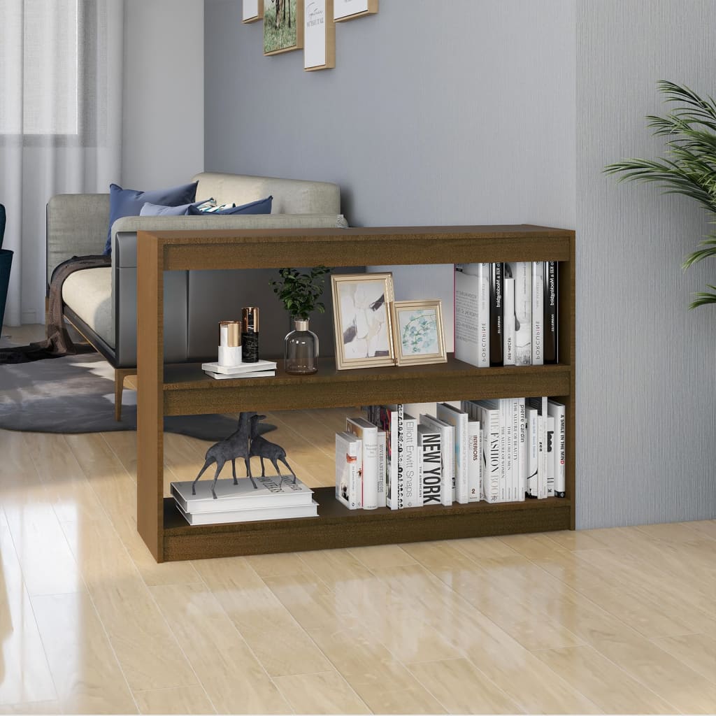 Bibliotecă/Separator Cameră 40X30X103,5 Cm Lemn Pin