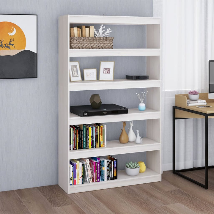 Bibliotecă/Separator Cameră 40X30X103,5 Cm Lemn Pin