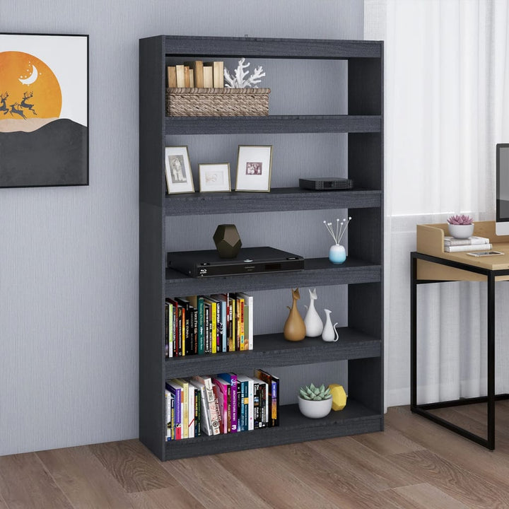 Bibliotecă/Separator Cameră 40X30X103,5 Cm Lemn Pin