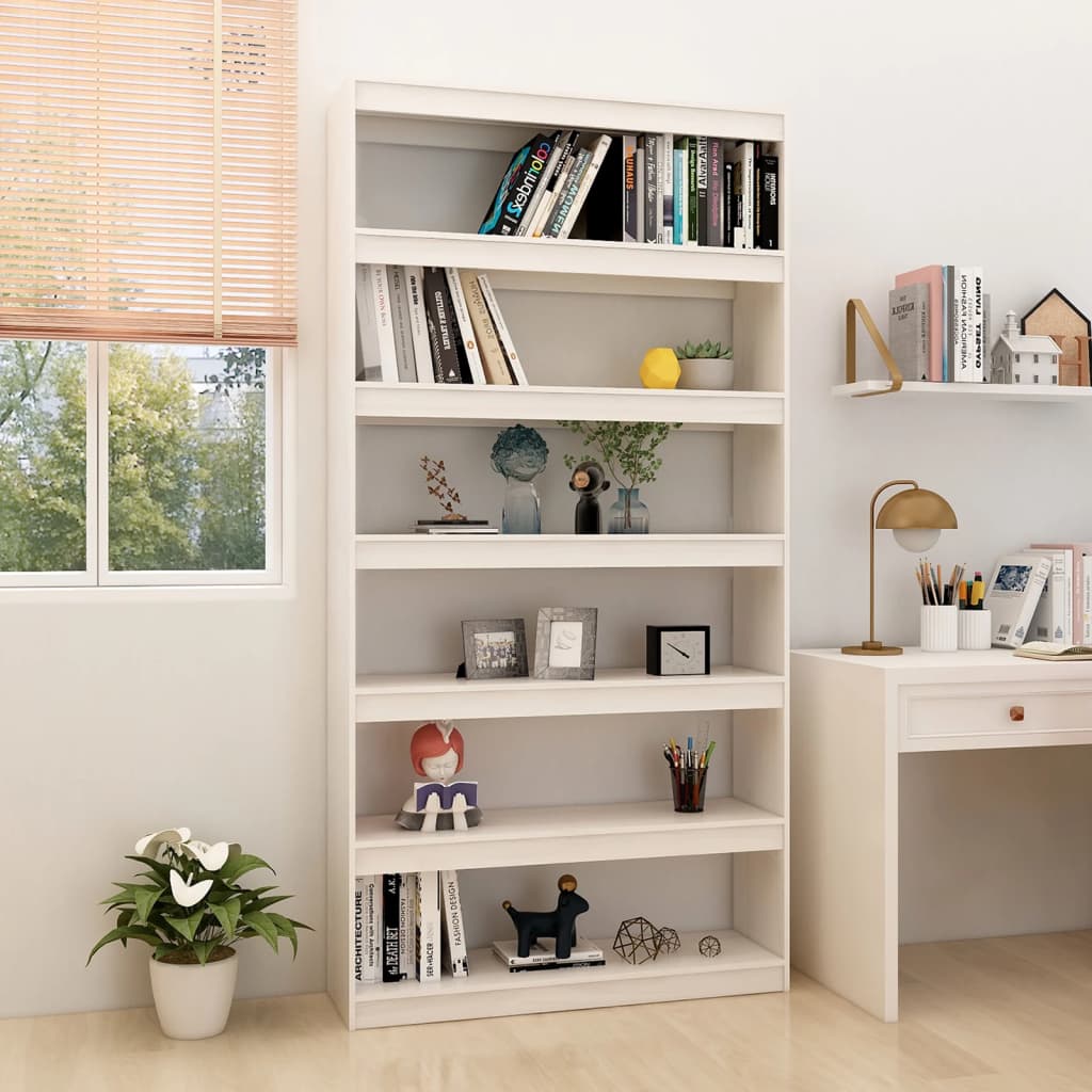 Bibliotecă/Separator Cameră 40X30X103,5 Cm Lemn Pin