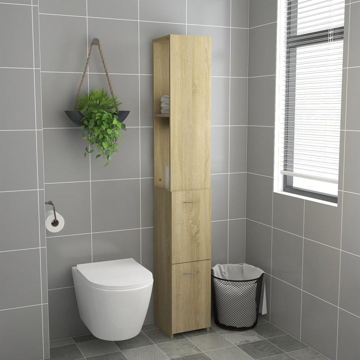 Dulap De Baie, , 25X26,5X170 Cm, Lemn Prelucrat
