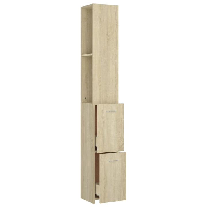 Dulap De Baie, , 25X26,5X170 Cm, Lemn Prelucrat