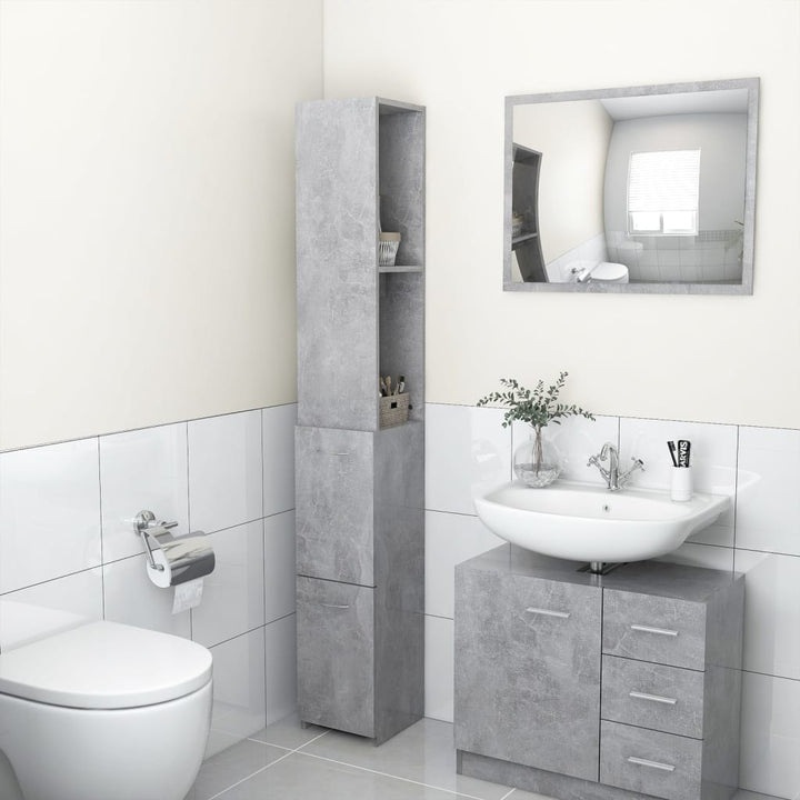 Dulap De Baie, , 25X26,5X170 Cm, Lemn Prelucrat