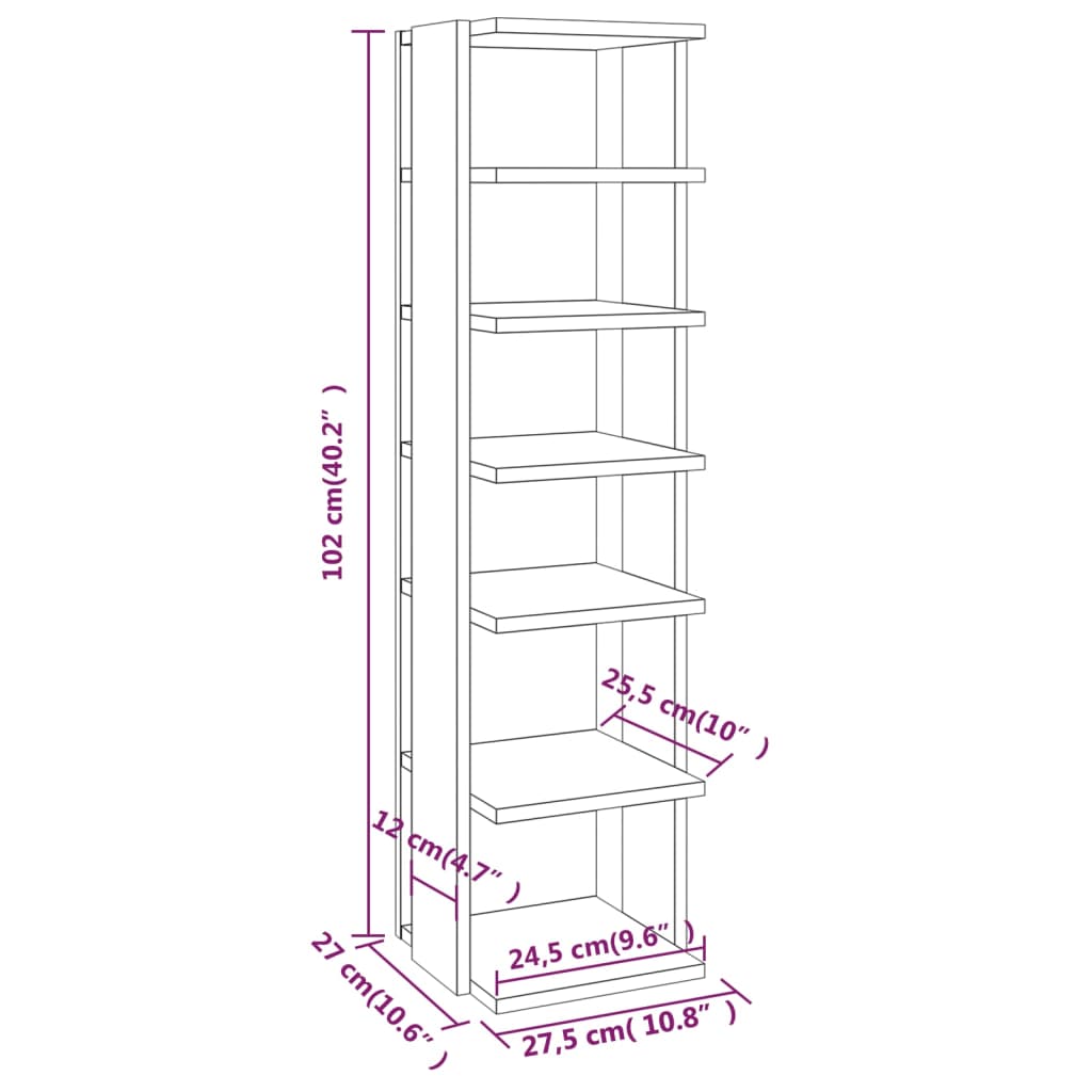 Pantofar, , 27,5X27X102 Cm, Lemn Prelucrat