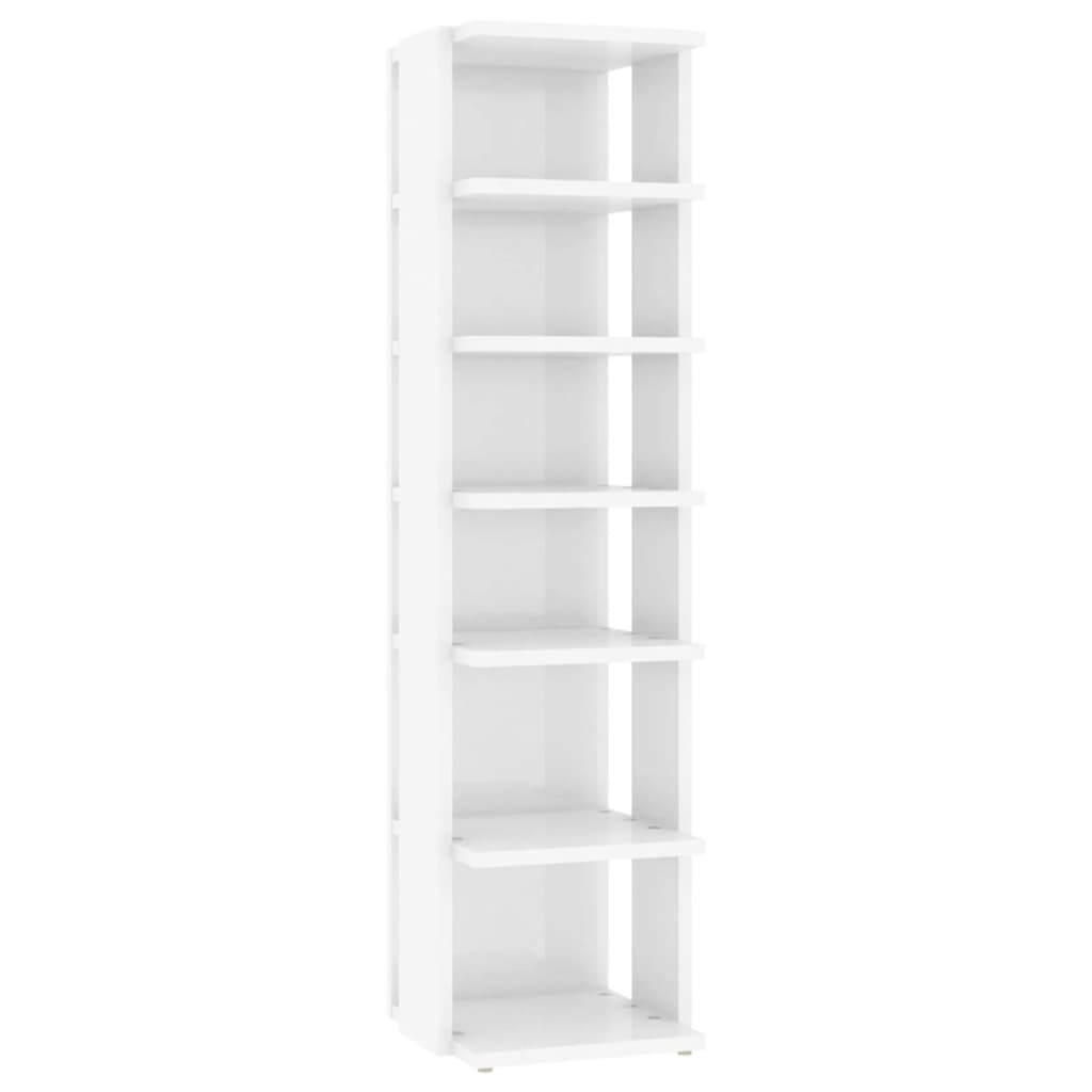 Pantofare, 2 Buc., Alb Extralucios, 27,5X27X102 Cm
