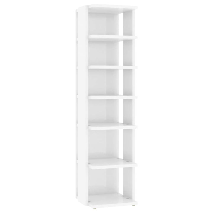 Pantofare, 2 Buc., Alb Extralucios, 27,5X27X102 Cm