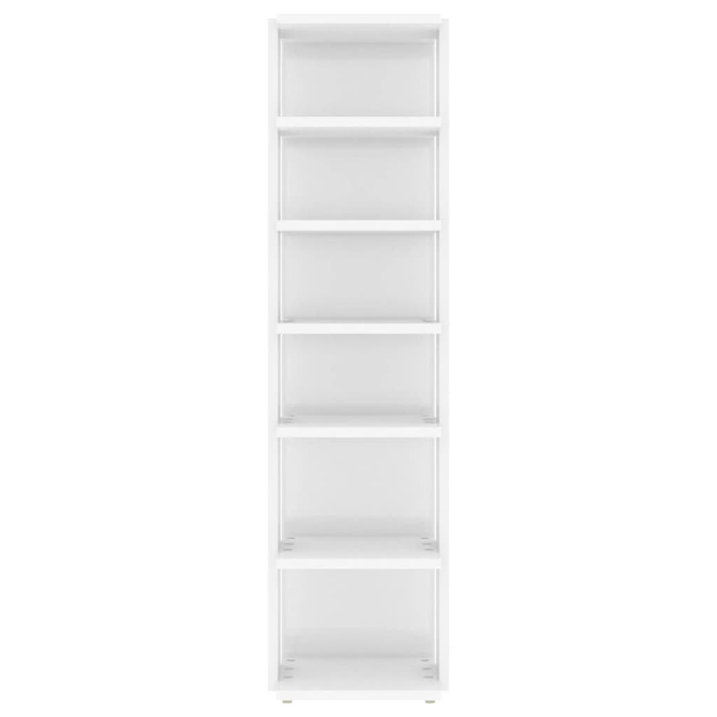 Pantofare, 2 Buc., Alb Extralucios, 27,5X27X102 Cm
