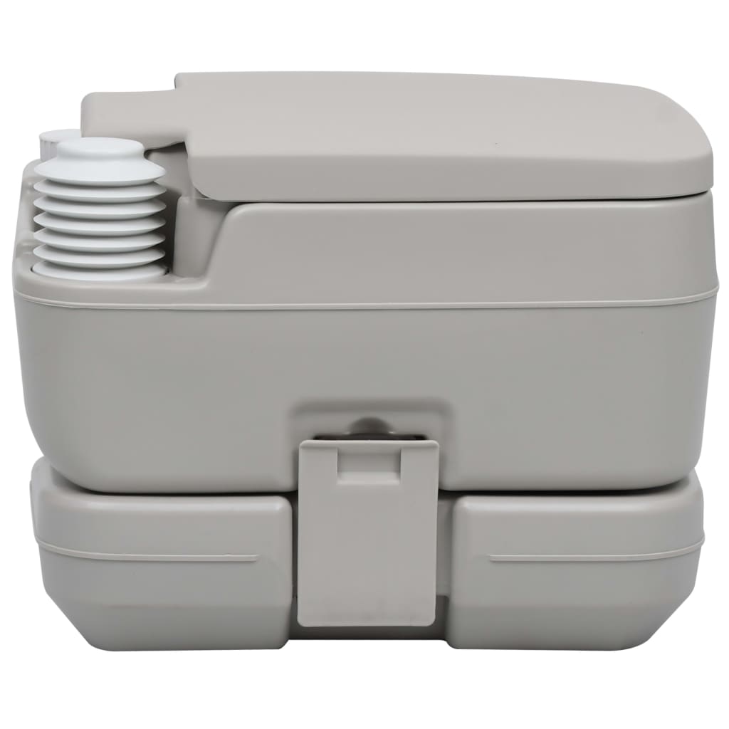 Toaletă Portabilă De Camping Cu Cort, 10+10 L