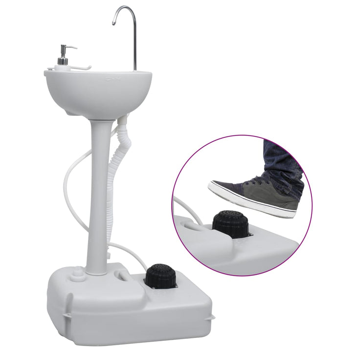 Suport Portabil De Camping, Pentru Spălat Mâini, Cu Cort, 20 L