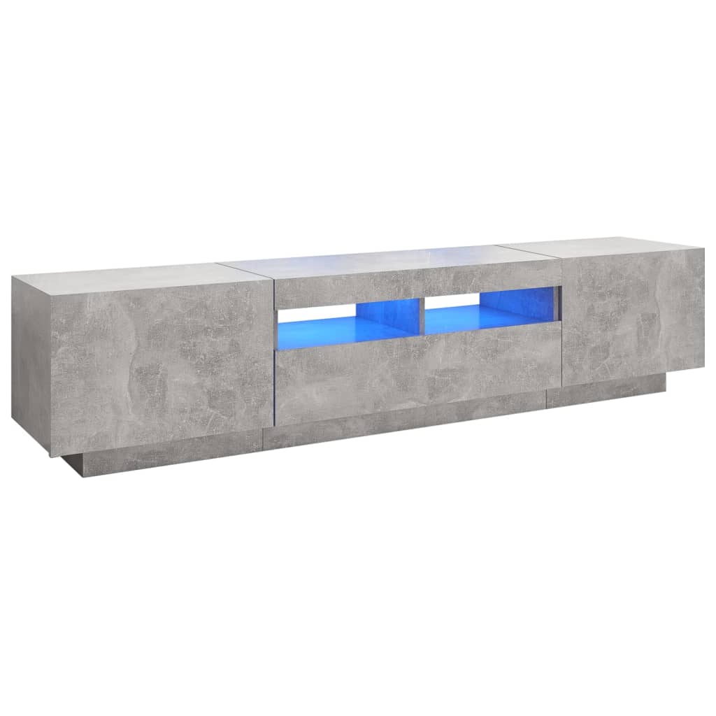 Comodă Tv Cu Lumini Led, , 180X35X40 Cm