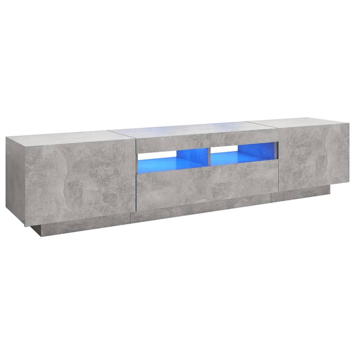 Comodă Tv Cu Lumini Led, , 180X35X40 Cm