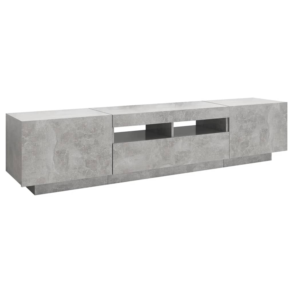 Comodă Tv Cu Lumini Led, , 180X35X40 Cm