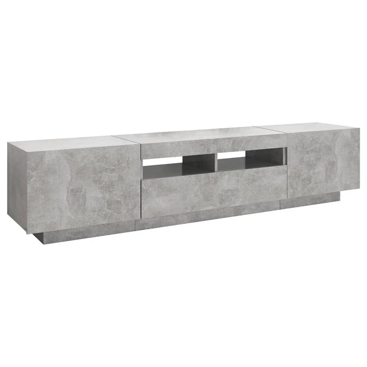 Comodă Tv Cu Lumini Led, , 180X35X40 Cm