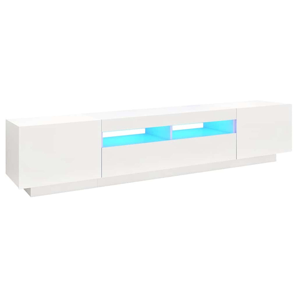 Comodă Tv Cu Lumini Led, , 200X35X40Cm