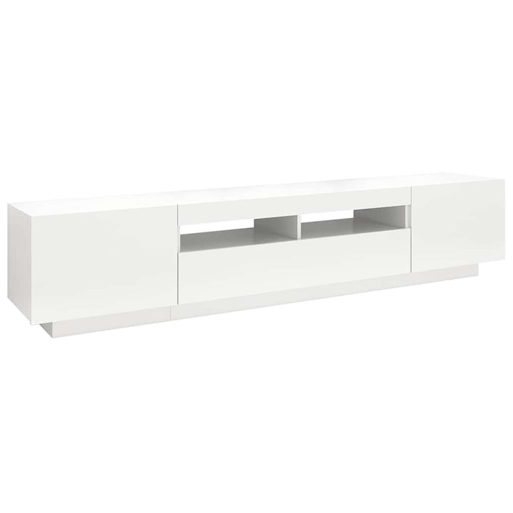 Comodă Tv Cu Lumini Led, , 200X35X40Cm