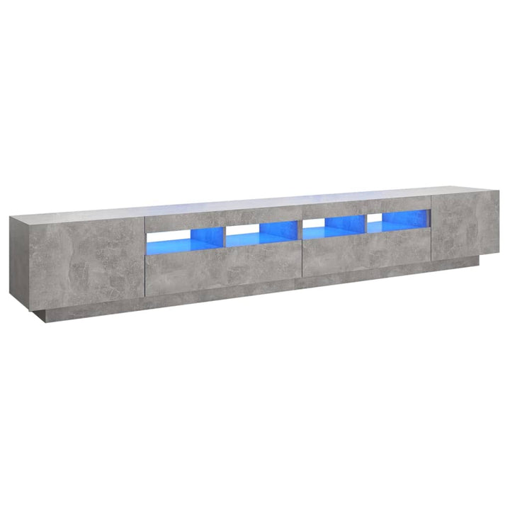 Comodă Tv Cu Lumini Led, , 260X35X40 Cm